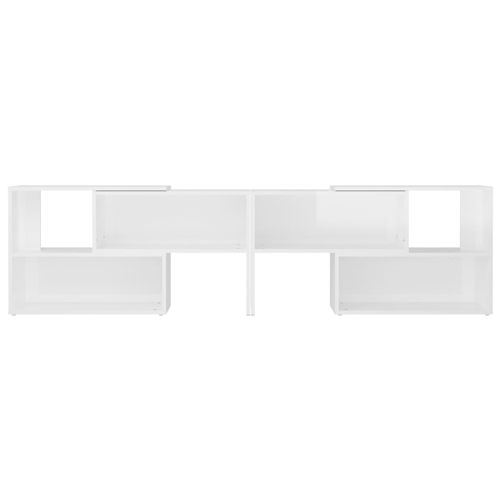 vidaXL TV-Schrank Hochglanz-Weiß 149x30x52 cm Holzwerkstoff