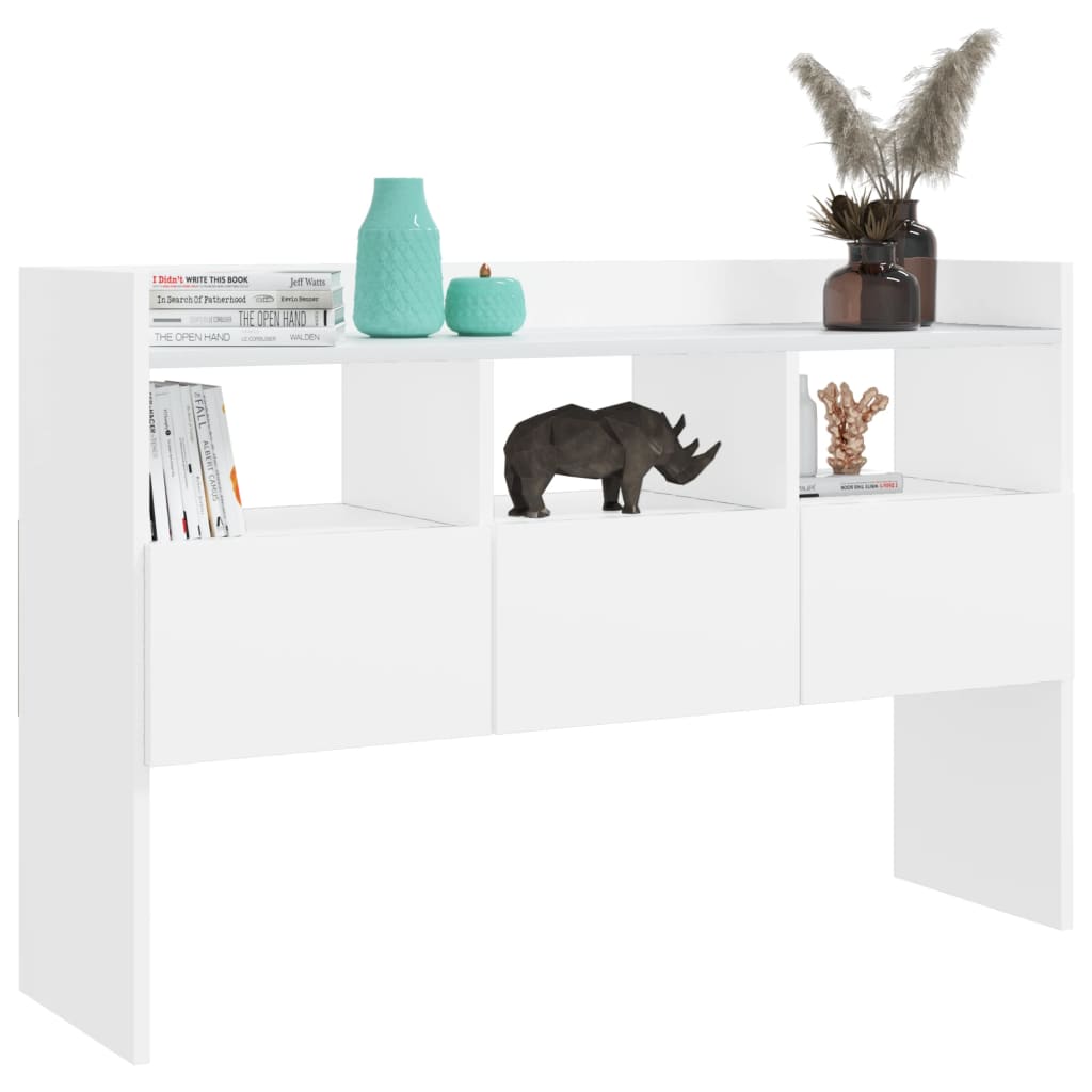 vidaXL Buffet blanc 105x30x70 cm aggloméré