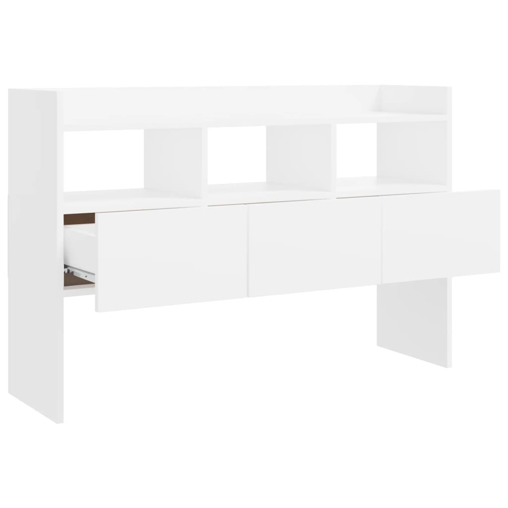 vidaXL Buffet blanc 105x30x70 cm aggloméré
