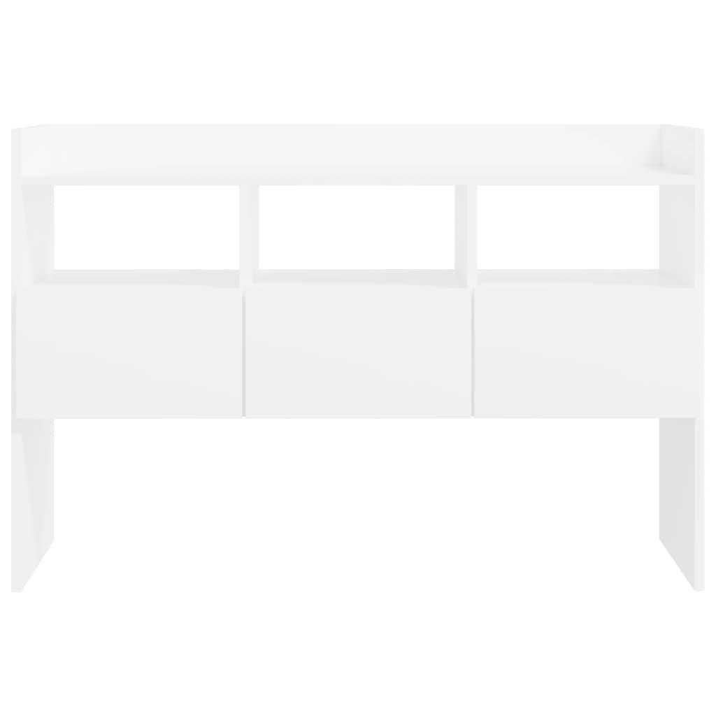 vidaXL Buffet blanc 105x30x70 cm aggloméré