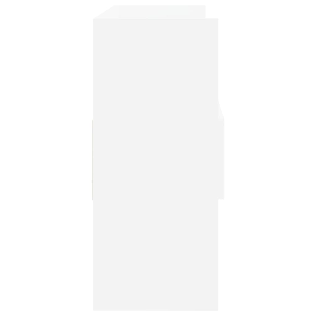 vidaXL Buffet blanc 105x30x70 cm aggloméré