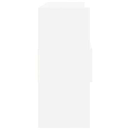 vidaXL Buffet blanc 105x30x70 cm aggloméré