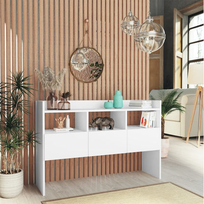 vidaXL Buffet blanc 105x30x70 cm aggloméré