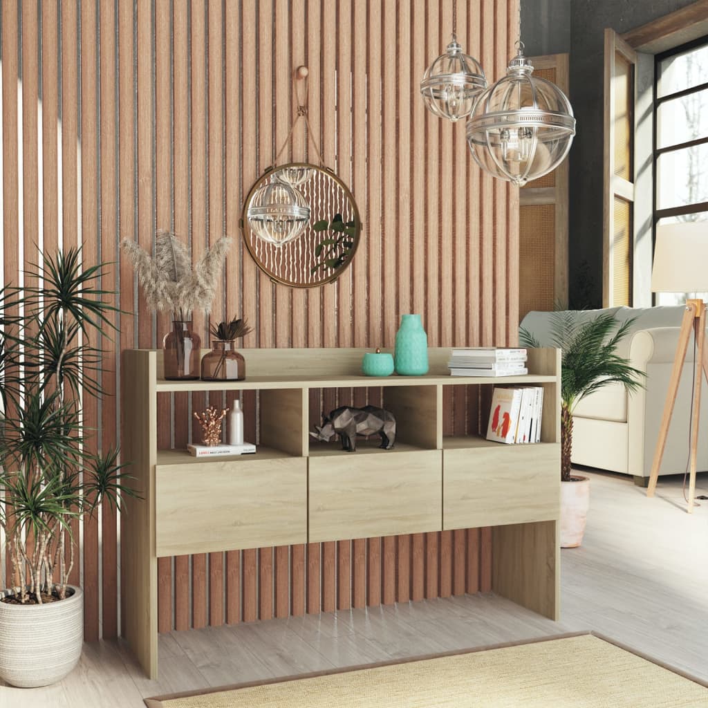 vidaXL Bahut chêne Sonoma 105x30x70 cm bois d'ingénierie