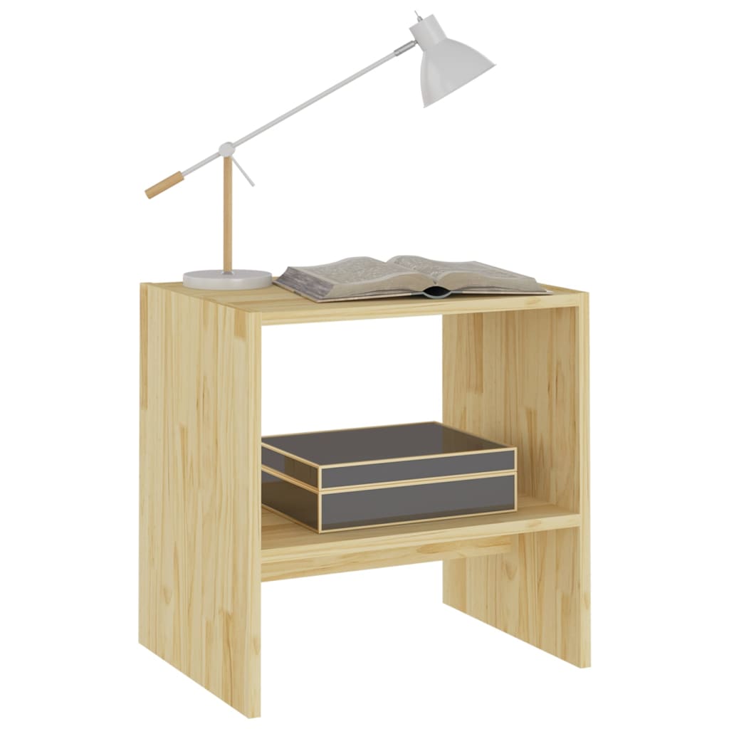 vidaXL Tables de chevet 2 pcs 40x30,5x40 cm Bois de pin massif