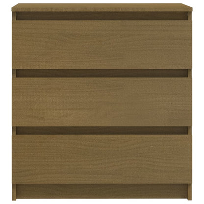 vidaXL Nachtschrank Honigbraun 60x36x64 cm Massivholz Kiefer