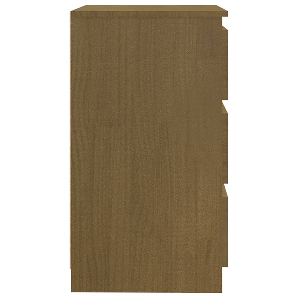 vidaXL Nachtschrank Honigbraun 60x36x64 cm Massivholz Kiefer