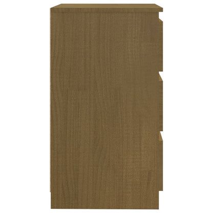 vidaXL Nachtschrank Honigbraun 60x36x64 cm Massivholz Kiefer