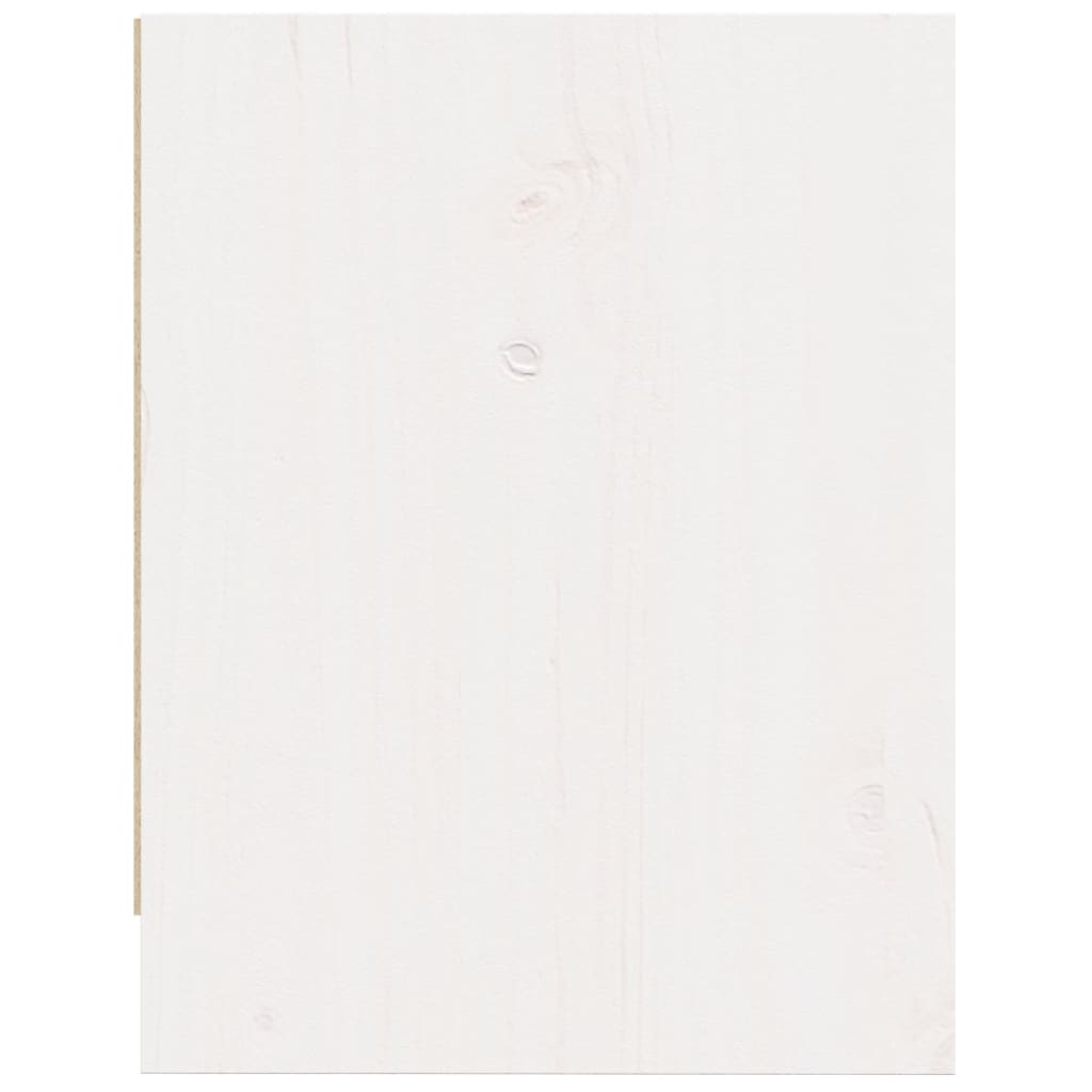 vidaXL Nachtschränke 2 Stk. Weiß 40x30,5x40 cm Massivholz Kiefer