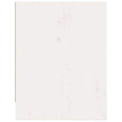 vidaXL Nachtschränke 2 Stk. Weiß 40x30,5x40 cm Massivholz Kiefer