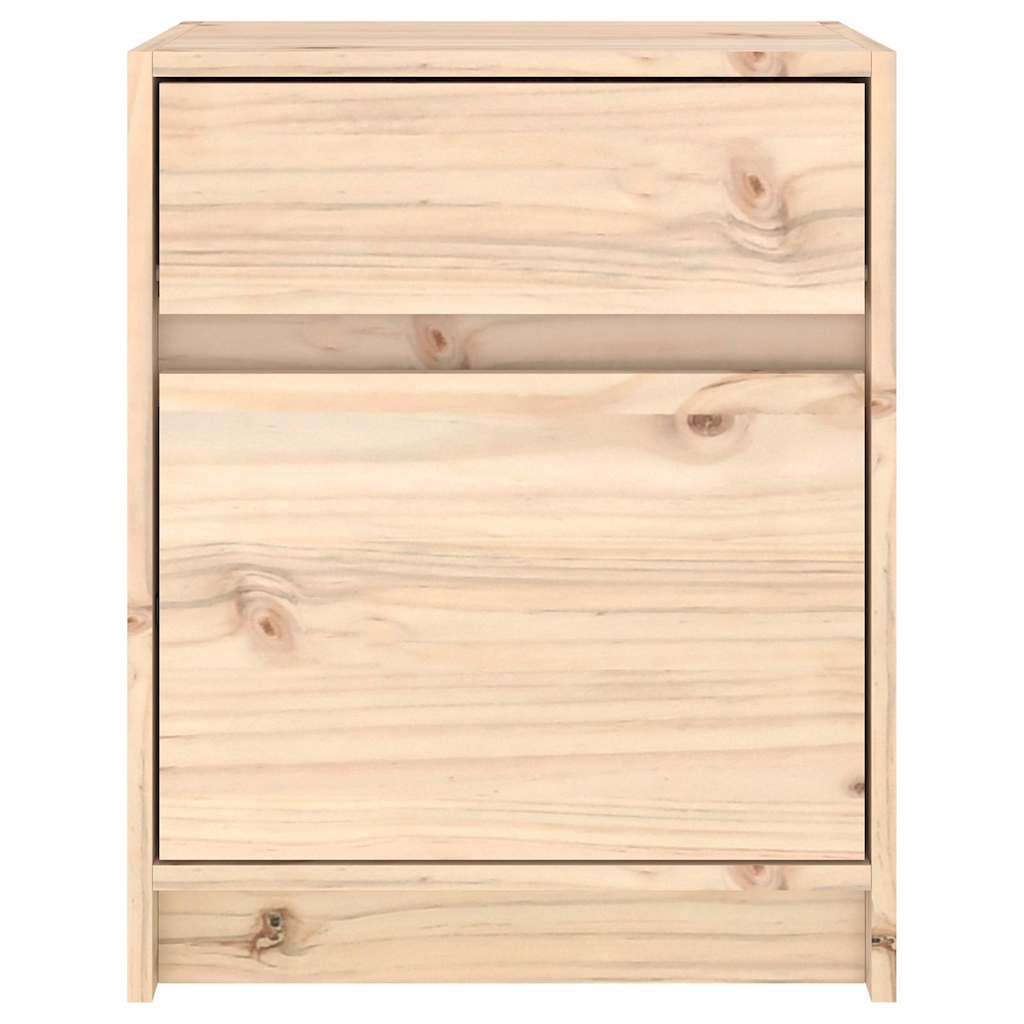 vidaXL Nachtschrank 40x31x50 cm Massivholz Kiefer