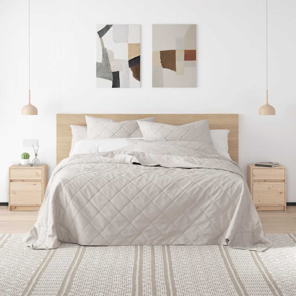 vidaXL Nachtschrank 40x31x50 cm Massivholz Kiefer