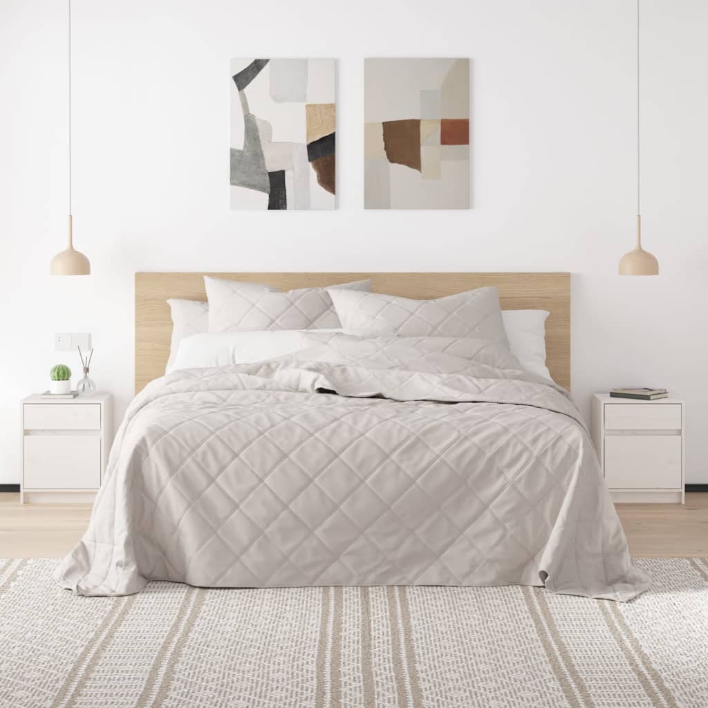 vidaXL Nachtschrank Weiß 40x31x50 cm Massivholz Kiefer