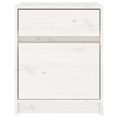 vidaXL Nachtschränke 2 Stk. Weiß 40x31x50 cm Massivholz Kiefer