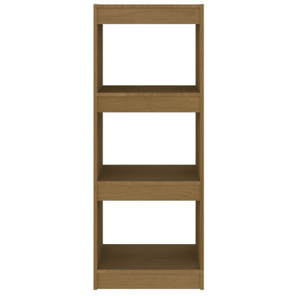vidaXL Bücherregal/Raumteiler Honigbraun 40x30x103,5 Massivholz Kiefer