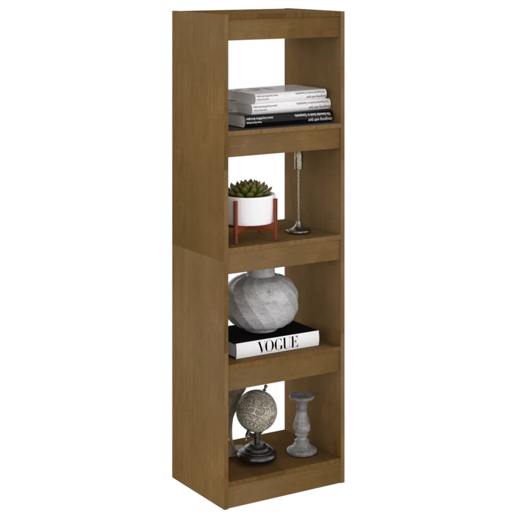 vidaXL Bücherregal Raumteiler 40x30x135,5 cm Massivholz Kiefer