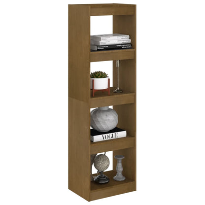 vidaXL Bücherregal Raumteiler 40x30x135,5 cm Massivholz Kiefer