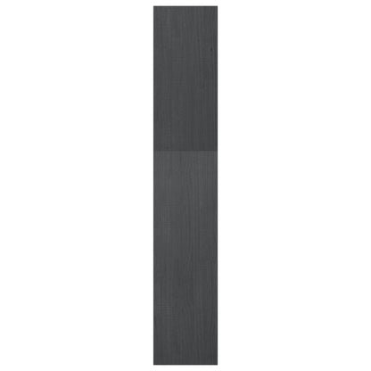 vidaXL Bücherregal/Raumteiler Grau 40x30x167,5 cm Massivholz Kiefer