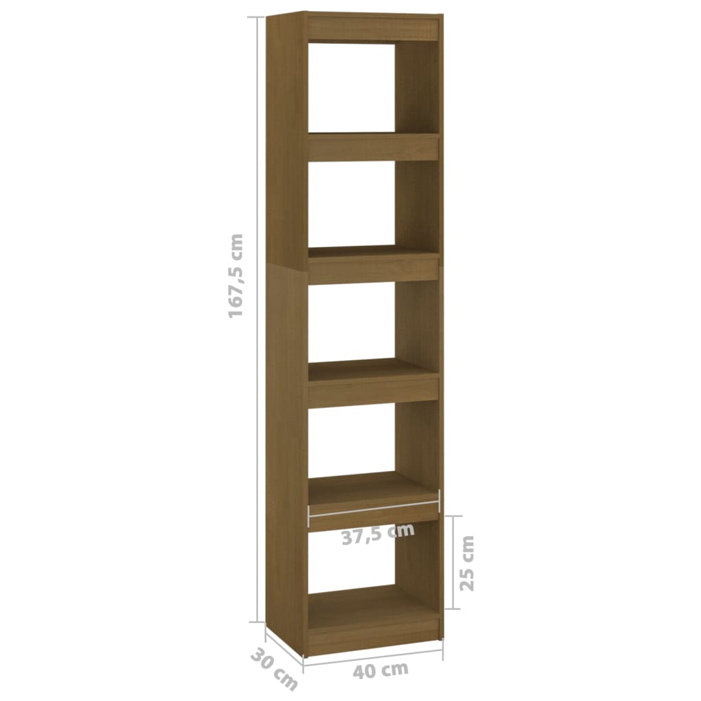 vidaXL Bibliothèque/Séparateur de pièce 40x30x167,5 cm Bois de pin massif