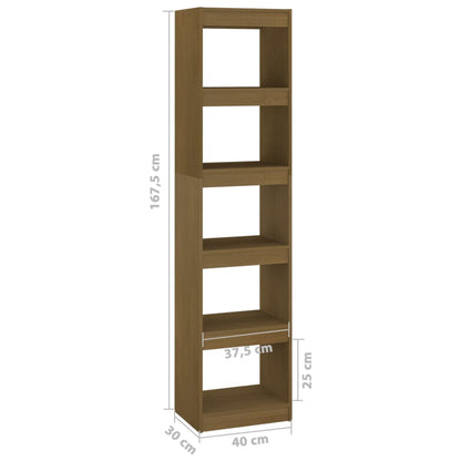 vidaXL Bibliothèque/Séparateur de pièce 40x30x167,5 cm Bois de pin massif