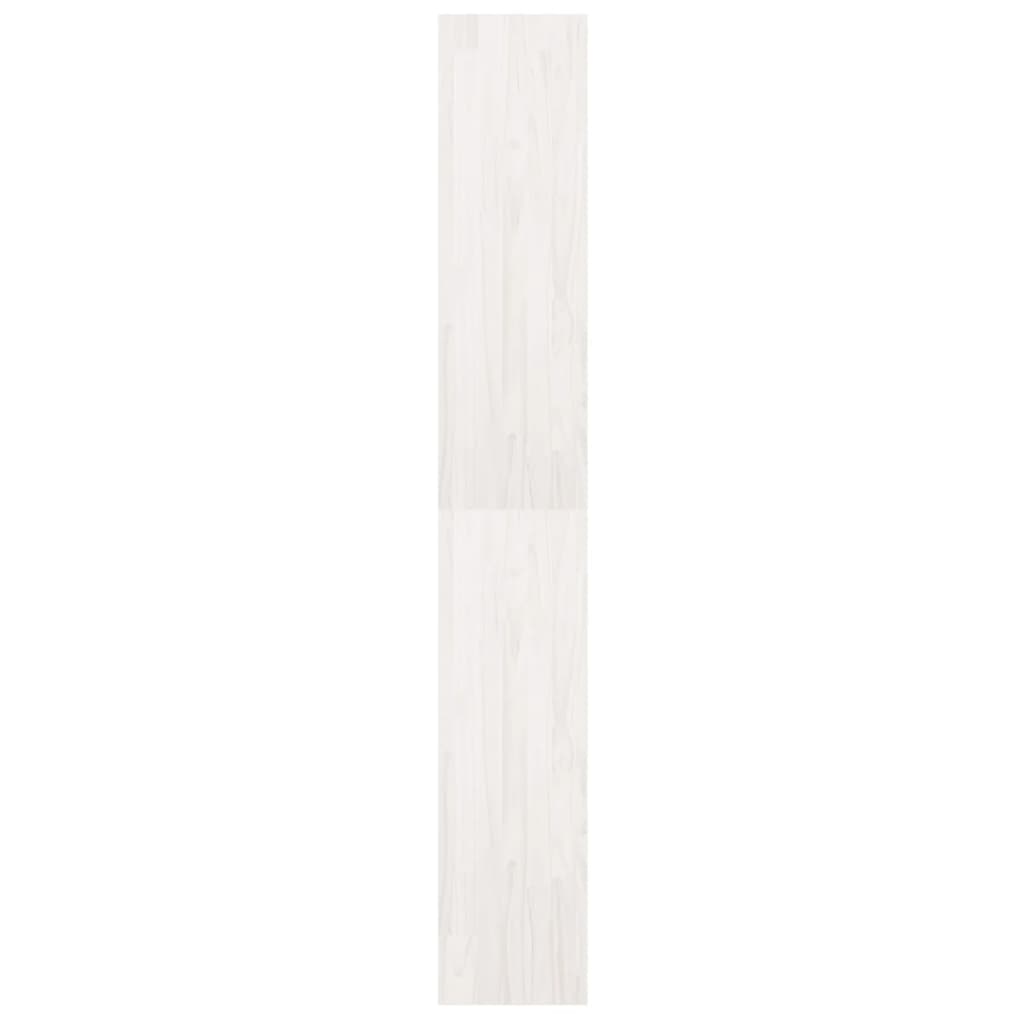 vidaXL Bibliothèque/Séparateur de pièce Blanc 40x30x199 cm Bois de pin massif