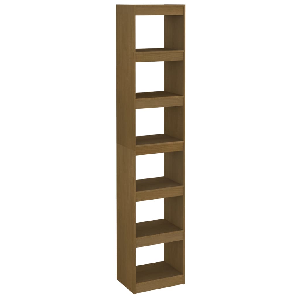 vidaXL Étagère/Séparateur de pièce marron miel 40x30x199 cm Bois de pin massif