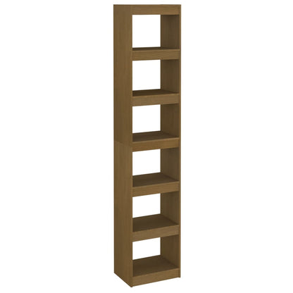 vidaXL Étagère/Séparateur de pièce marron miel 40x30x199 cm Bois de pin massif