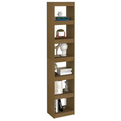 vidaXL Étagère/Séparateur de pièce marron miel 40x30x199 cm Bois de pin massif