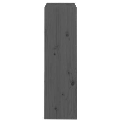 vidaXL Étagère/Séparateur de pièce Gris 60x30x103,5 cm Bois de pin massif