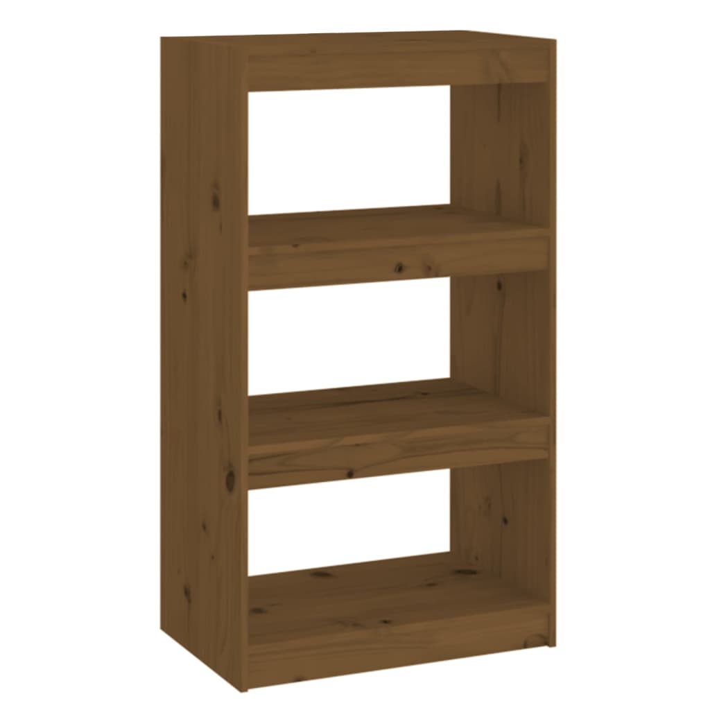vidaXL Étagère/Séparateur de pièce marron miel 60x30x103,5 cm Bois de pin