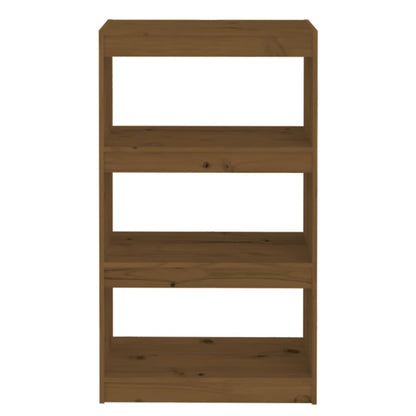 vidaXL Étagère/Séparateur de pièce marron miel 60x30x103,5 cm Bois de pin