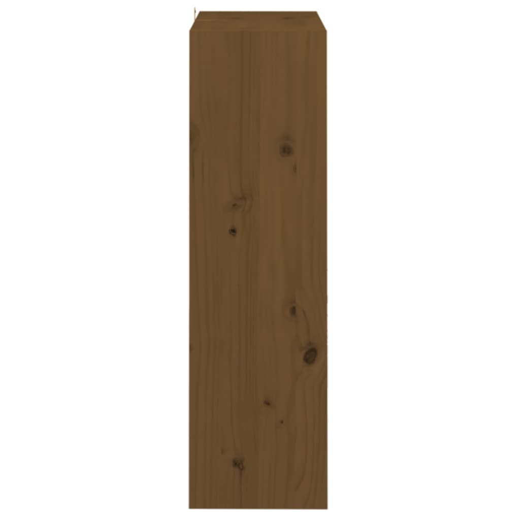 vidaXL Étagère/Séparateur de pièce marron miel 60x30x103,5 cm Bois de pin
