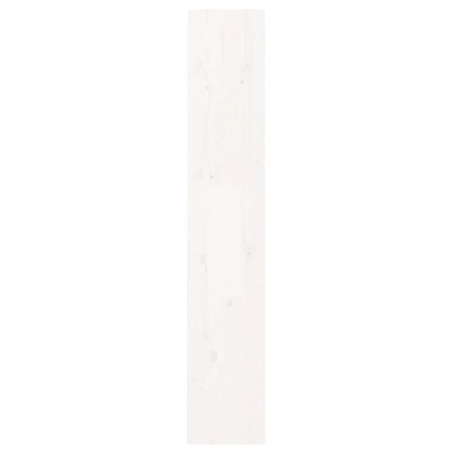 vidaXL Bücherregal/Raumteiler Weiß 60x30x167,5 cm Massivholz Kiefer