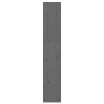 vidaXL Bücherregal/Raumteiler Grau 60x30x167,5 cm Massivholz Kiefer