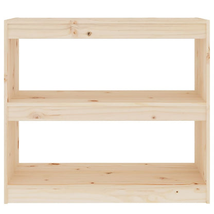 vidaXL Bücherregal/Raumteiler 80x30x71,5 cm Massivholz Kiefer