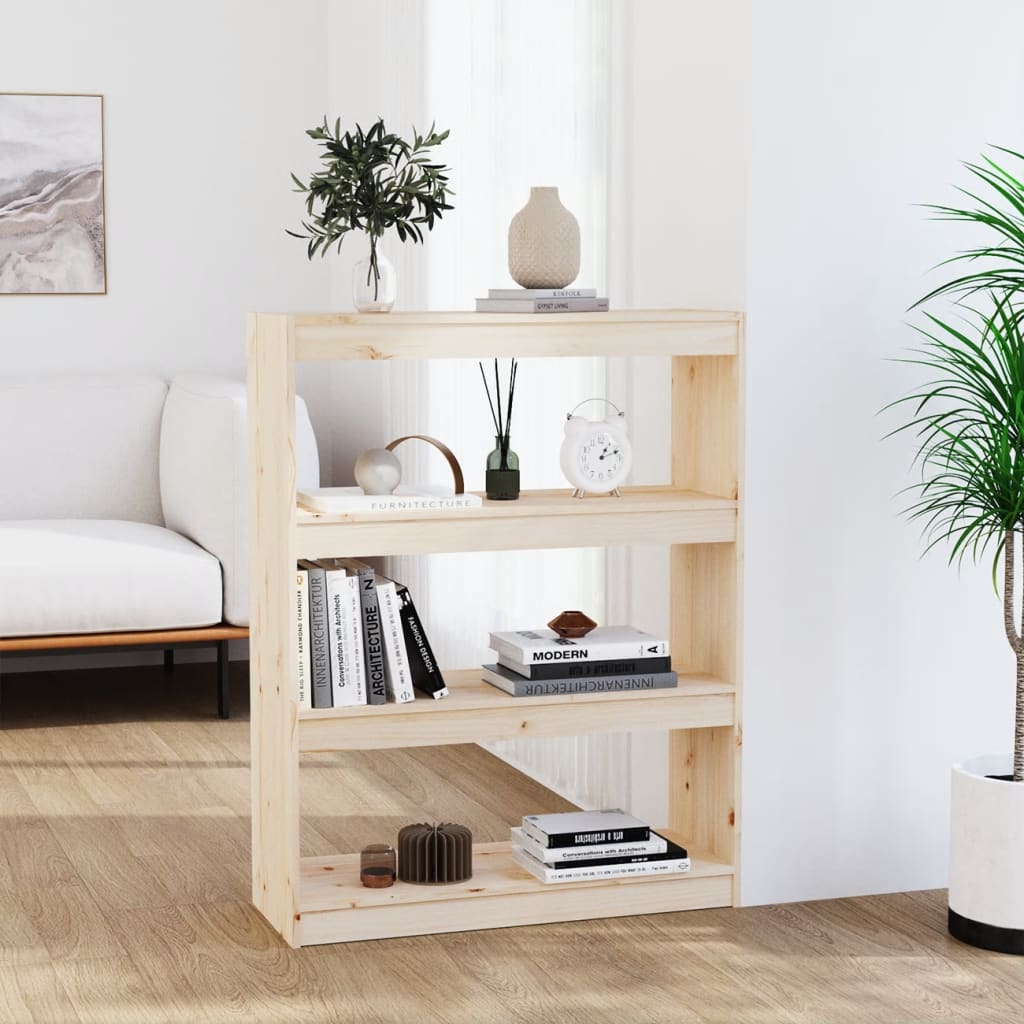 vidaXL Étagère/Séparateur de pièce 80x30x103,5 cm Bois de pin massif