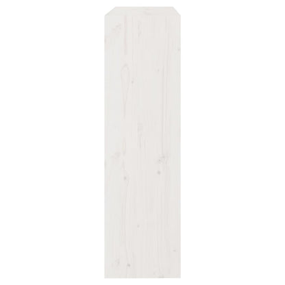 vidaXL Bibliothèque/Séparateur de pièce Blanc 80x30x103,5 cm Bois de pin massif