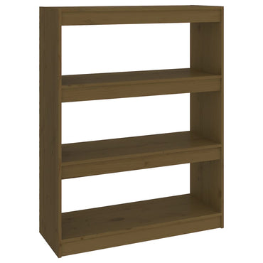 vidaXL Étagère/Séparateur de pièce marron miel 80x30x103,5 cm Bois de pin