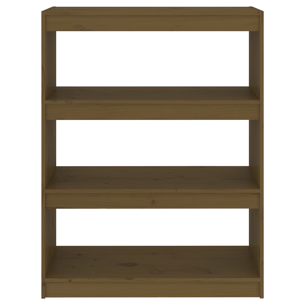 vidaXL Étagère/Séparateur de pièce marron miel 80x30x103,5 cm Bois de pin