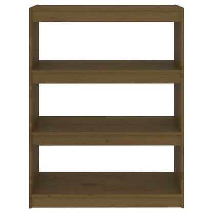 vidaXL Étagère/Séparateur de pièce marron miel 80x30x103,5 cm Bois de pin