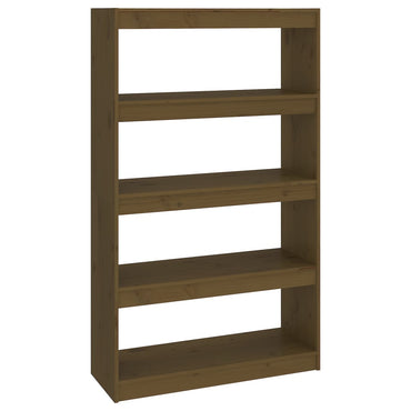vidaXL Bücherregal/Raumteiler Honigbraun 80x30x135,5 cm Kiefernholz