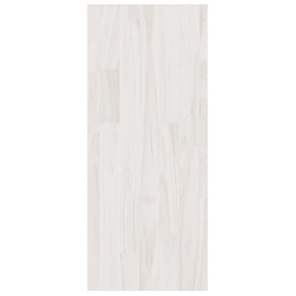 vidaXL Bücherregal Raumteiler Weiß 100x30x71,5 cm Massivholz Kiefer