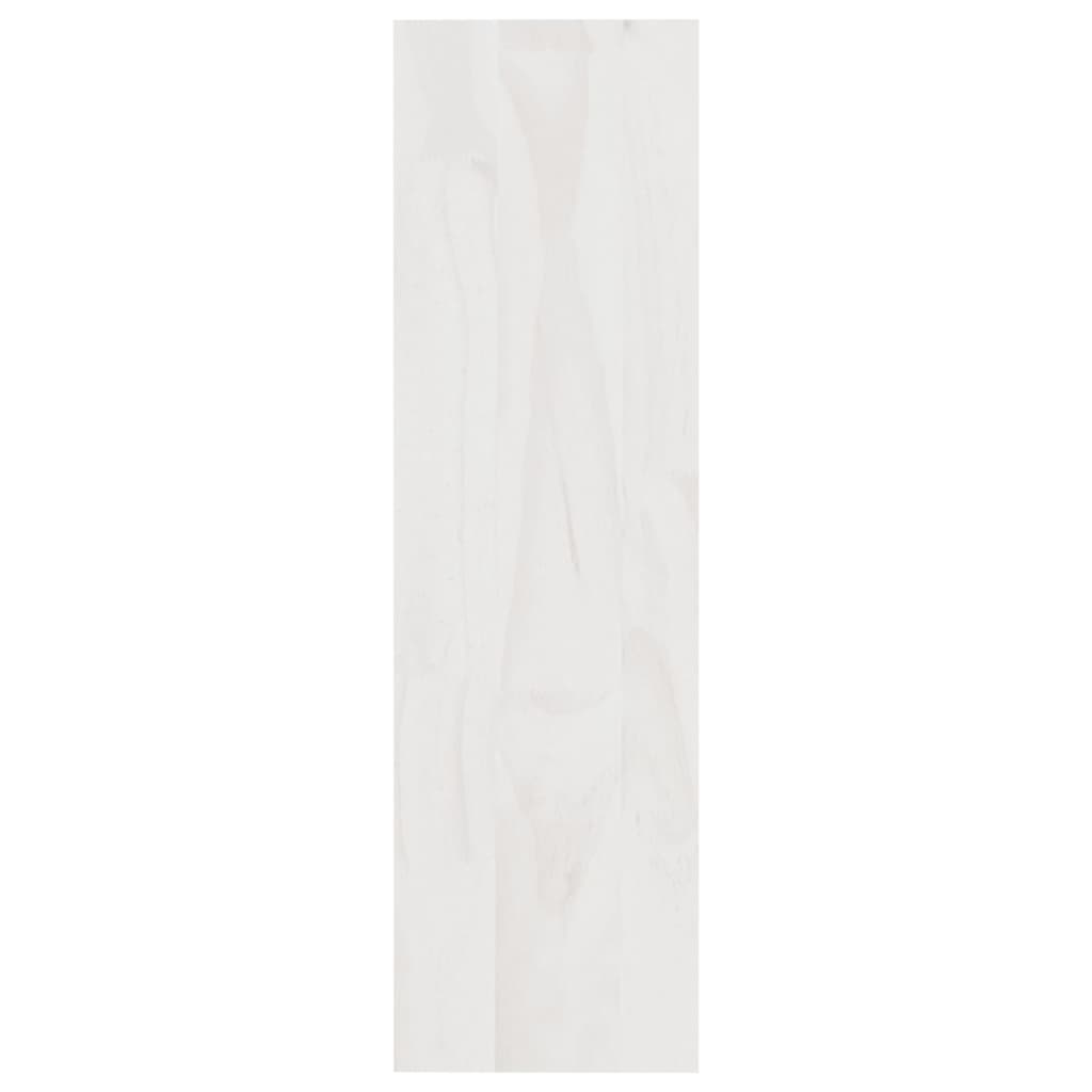 vidaXL Bibliothèque/Séparateur de pièce Blanc 100x30x103 cm Pin Massif