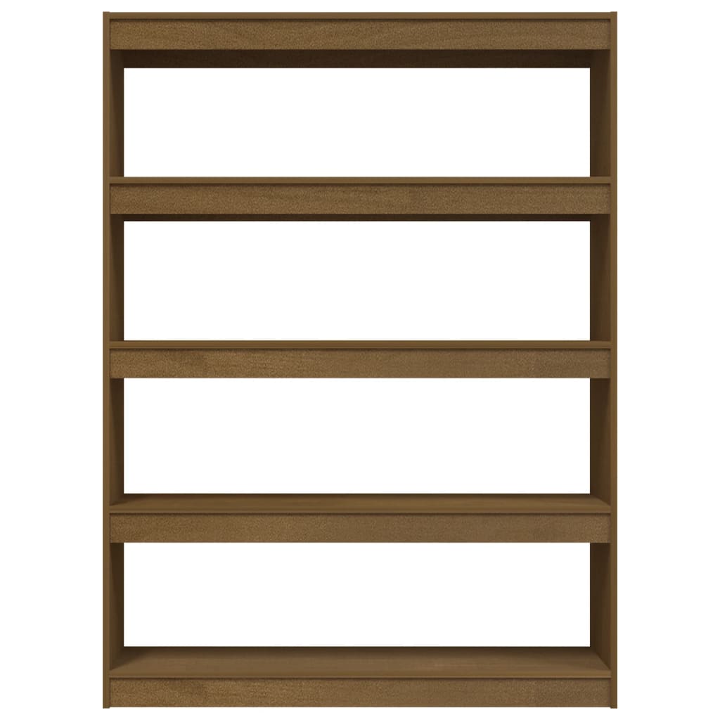 vidaXL Bücherregal/Raumteiler 100x30x135,5 cm Massivholz Kiefer