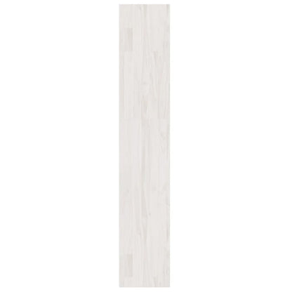 vidaXL Bücherregal/Raumteiler Weiß 100x30x167,5 cm Massivholz Kiefer