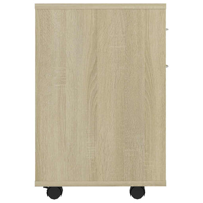 vidaXL Caisson à roulettes chêne Sonoma 45x38x54 cm aggloméré