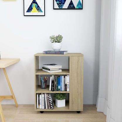 vidaXL Rollschrank Sonoma-Eiche 60x35x75 cm Holzwerkstoff