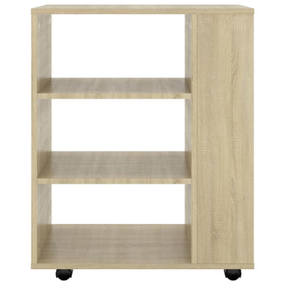 vidaXL Rollschrank Sonoma-Eiche 60x35x75 cm Holzwerkstoff