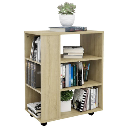 vidaXL Rollschrank Sonoma-Eiche 60x35x75 cm Holzwerkstoff