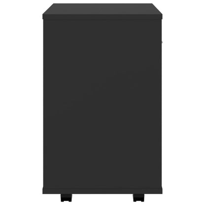 vidaXL Rollschrank Schwarz 46x36x59 cm Holzwerkstoff